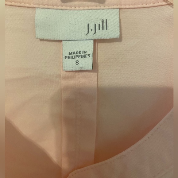 J Jill Light Pink Button Up Blouse Size Small - Picture 2 of 4